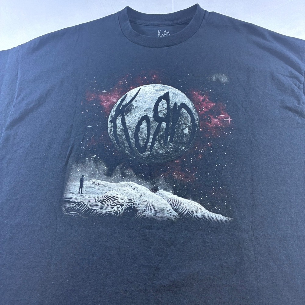 Korn 2022 Summer Tour T-Shirt Black Graphic Concert Tee XXL - Picture 2 of 7